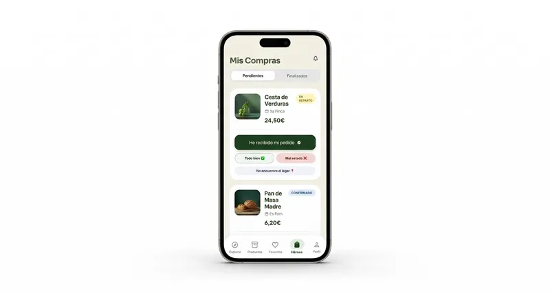 Mockup de la app ByTheRiver